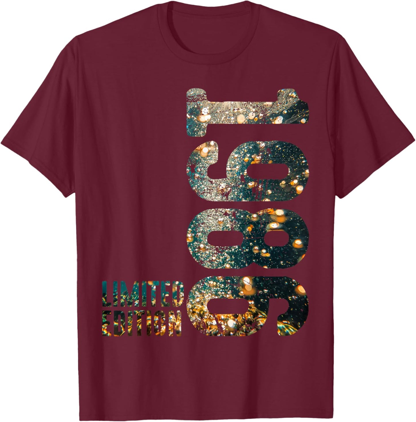 40th Birthday Man Woman 40 Years 1986 Decorative Gift Funny T-Shirt - T-Shirt | Maroon