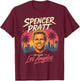 Spencer Pratt for LA Mayor California Humor Design T-Shirt - T-Shirt | Maroon