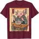 Funny Axolotl Eating Ramen Retro Japanese Gifts Men Women T-Shirt - T-Shirt | Maroon
