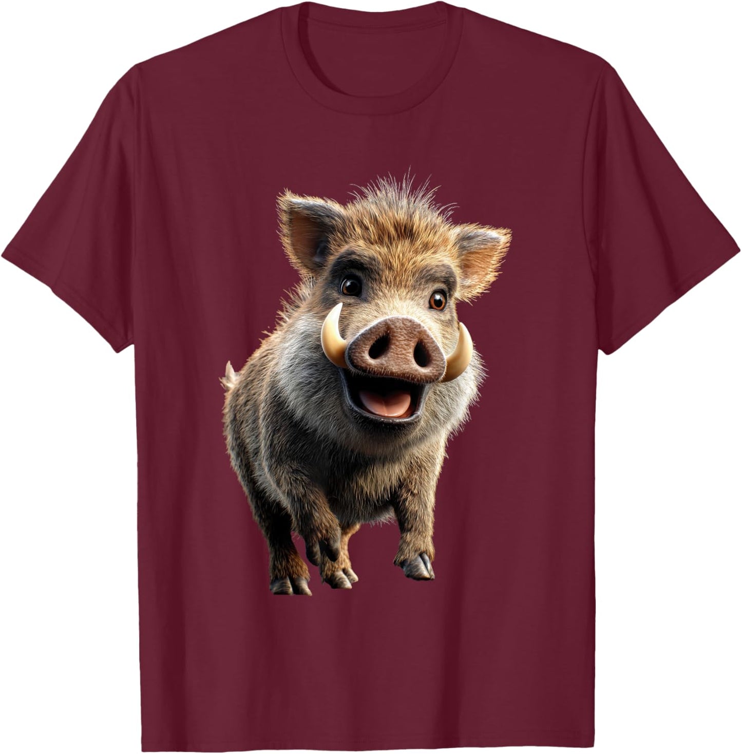 Boar Hunters Game Pigs T-Shirt - T-Shirt | Maroon