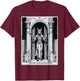 Vintage Kemetic Tarot Card Ancient Egypt Egyptian God Anubis T-Shirt - T-Shirt | Maroon