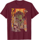 Broccozilla Broccoli Monsters Japanese Kaiju Funny Broccoli T-Shirt - T-Shirt | Maroon
