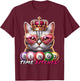 Funny Bingo Gifts Men Bingo Time Bitches Black Cartoon Graphic Modern T-Shirt - T-Shirt | Maroon