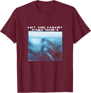 Offizieller Billie Eilish Hit Me Hard and Soft Floating Premium T-Shirt - T-Shirt | Maroon
