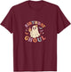 Birthday Ghoul Funny Halloween Ghost Cake Party T-Shirt - T-Shirt | Maroon