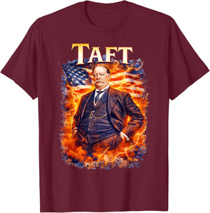 William Howard TAFT T-Shirt - T-Shirt | Maroon