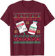 Antibiotic Christmas ICU Nurse Emergency Department Costume T-Shirt - T-Shirt | Maroon