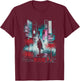 Japanese Spider Lily Anime Aesthetic Flower Higanbana T-Shirt - T-Shirt | Maroon