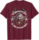 with German Text "Ich Bin Nicht Dick Ich Bin Der Schildwall" [German Language] T-Shirt - T-Shirt | Maroon