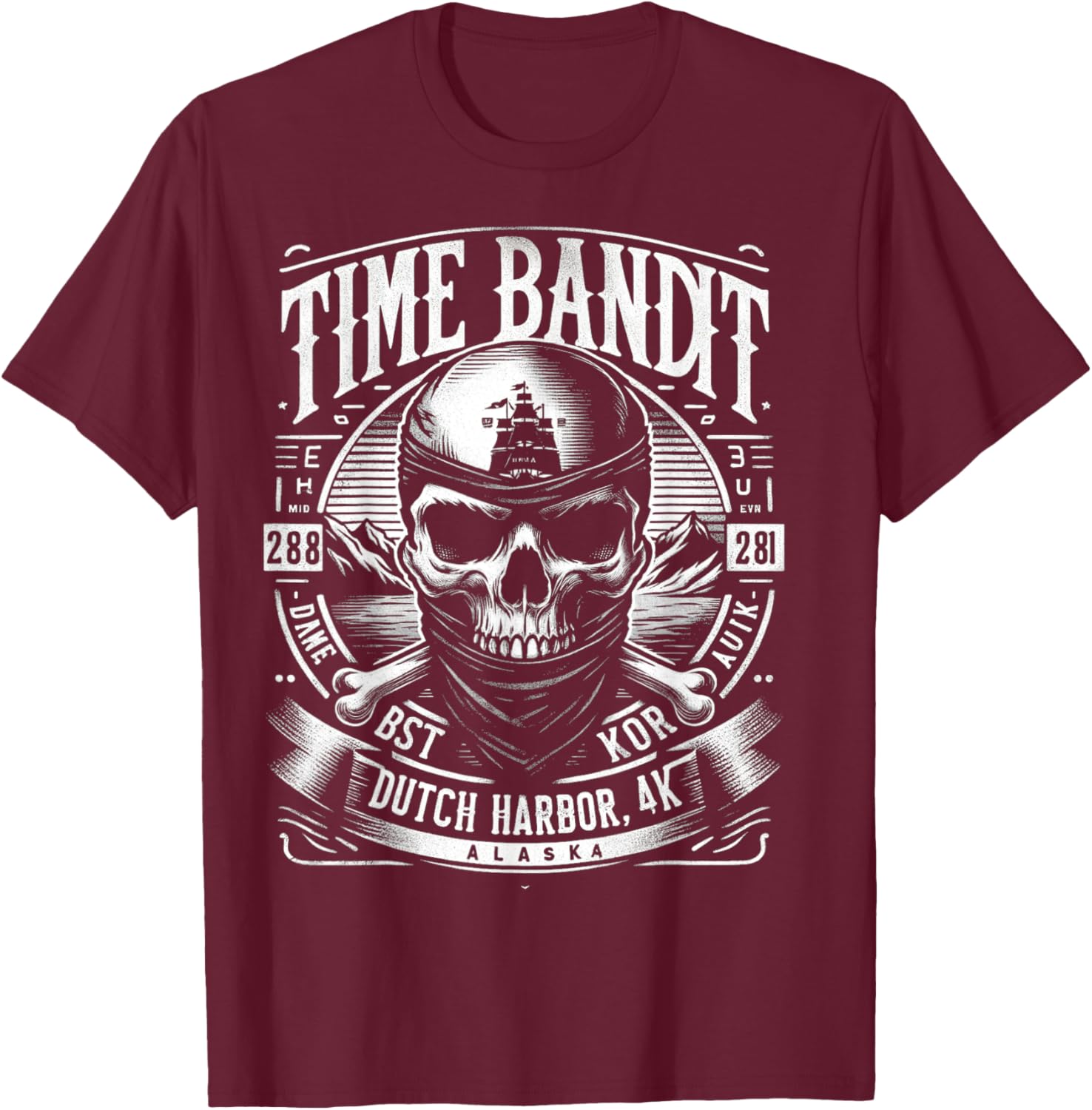 Time Bandit T-Shirt - T-Shirt | Maroon