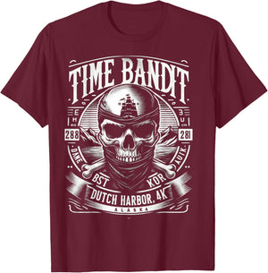 Time Bandit T-Shirt - T-Shirt | Maroon