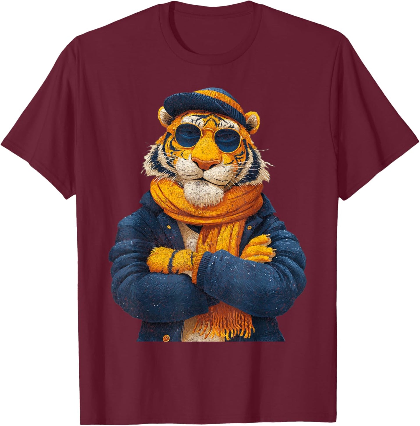 Tiger Lover T-Shirt - T-Shirt | Maroon