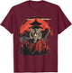 Japanese Warrior Temple Japanese Samurai Tiger Samurai Tiger T-Shirt - T-Shirt | Maroon