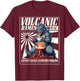 Giant Kaiju Eating Japanese Ramen Monster Lover Birthday T-Shirt - T-Shirt | Maroon