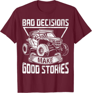 Funny SxS Design Women SxS UTV Side By Side Vehicle T-Shirt - T-Shirt | Maroon