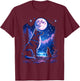 Mystischer Wolf T-Shirt - T-Shirt | Maroon