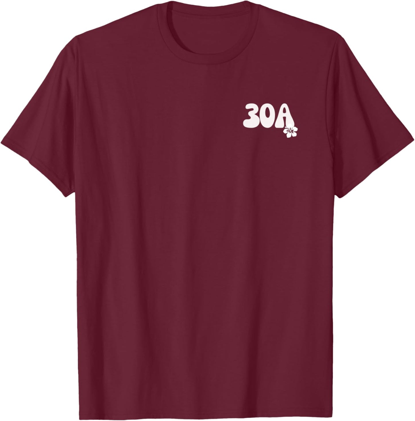 30A Beach Towns T-Shirt - T-Shirt | Maroon