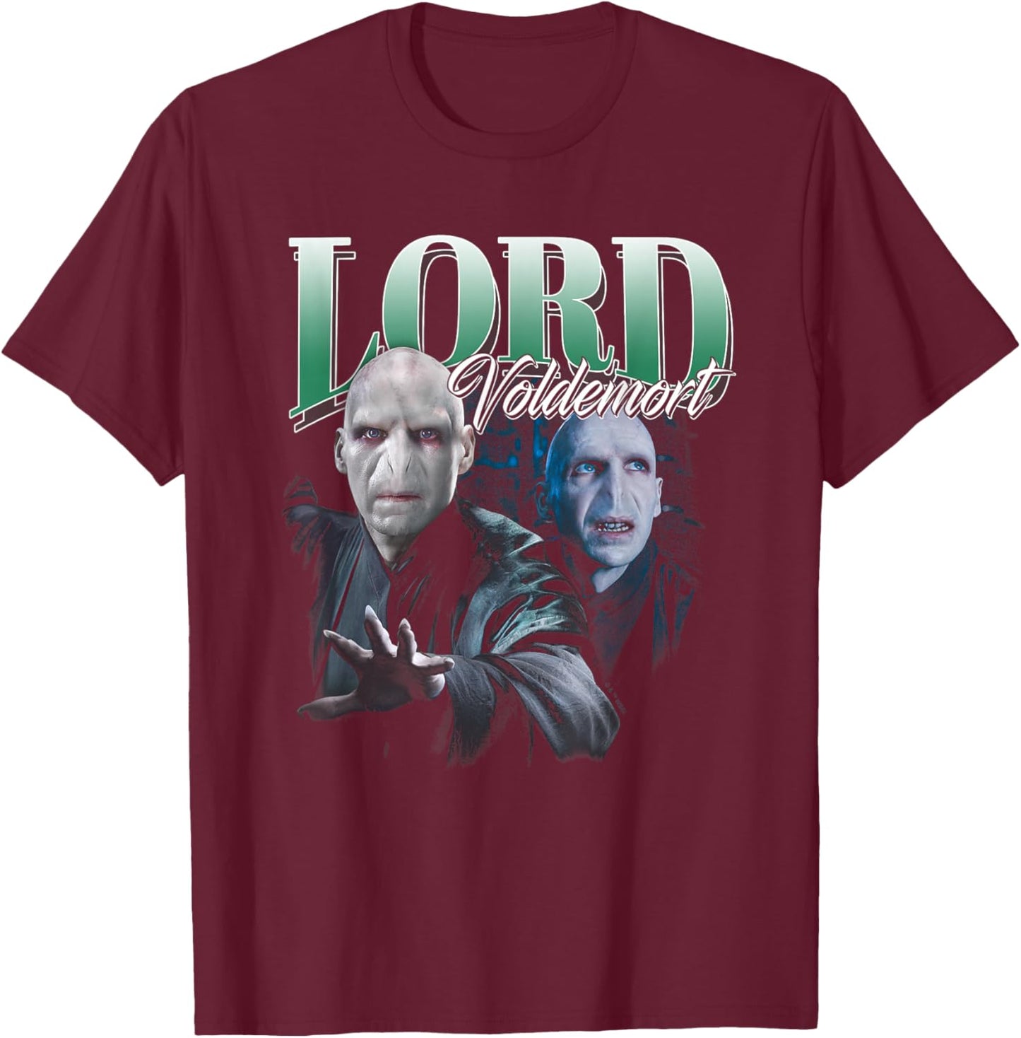 Harry Potter Lord Voldemort Homage T-Shirt - T-Shirt | Maroon