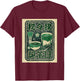 Affiche Japonaise rétro Japonaise thé Matcha T-Shirt - T-Shirt | Maroon