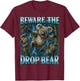 Beware the Drop Bear Funny Australia T-Shirt - T-Shirt | Maroon