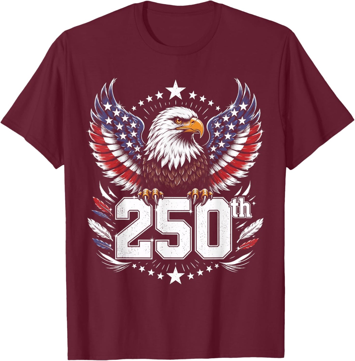 250th Anniversary T-Shirt - T-Shirt | Maroon