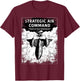 Strategic Air Command USAF Peace is Our Profession Gifts T-Shirt - T-Shirt | Maroon