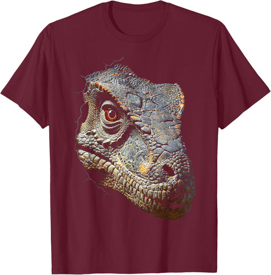 Iguanodon Dinosaur Graphic Art Iguanodon T-Shirt - T-Shirt | Maroon