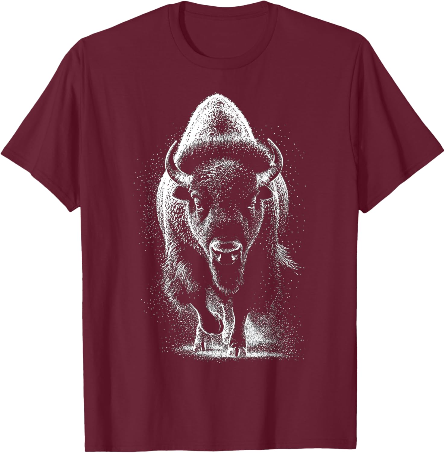 Bison T-Shirt - T-Shirt | Maroon