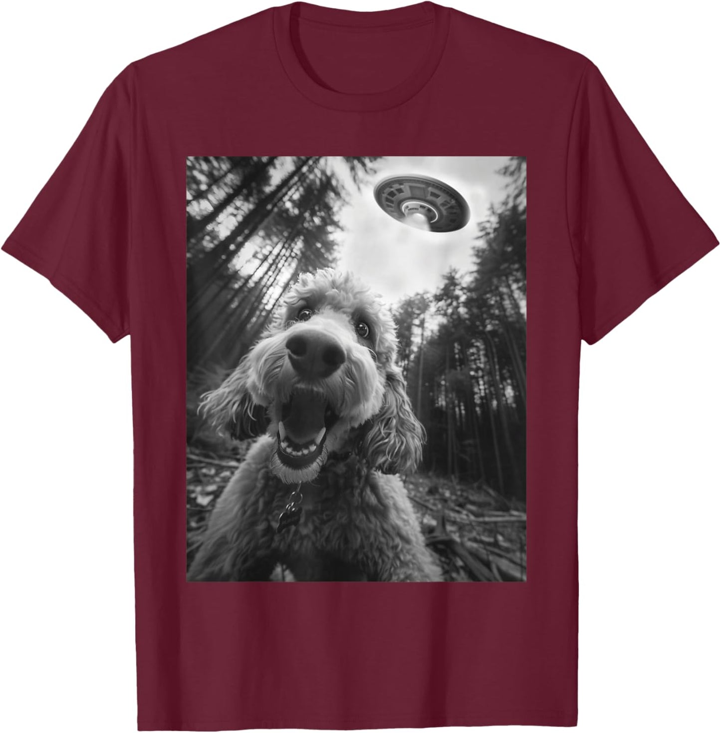 Funny Cute Goldendoodle Golden Doodle T-Shirt - T-Shirt | Maroon