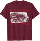 Bloodbourne Scorage of The Beast Scene Red Text Video Game T-Shirt - T-Shirt | Maroon