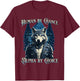 Human By Chance Alpha By Choice - Wolf Meme T-Shirt - T-Shirt | Maroon