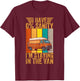 Funny Vintage I'm Staying in Tha Van Phasmophobia Men Women T-Shirt - T-Shirt | Maroon