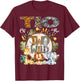 Tio Of The Two Wild Animal Safari 2Nd Birthday Party T-Shirt - T-Shirt | Maroon