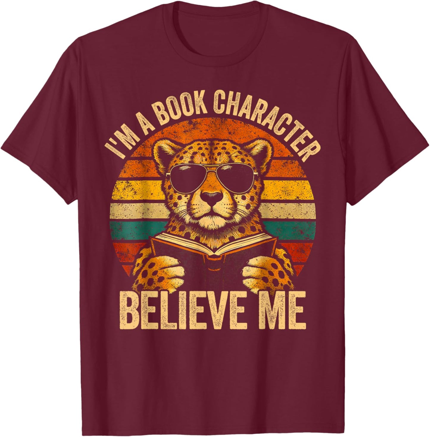 I'm a Book Character Costumes for Kids Storybook Character T-Shirt - T-Shirt | Maroon