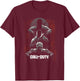 Call of Duty Black Ops Halftone Video Game T-Shirt - T-Shirt | Maroon