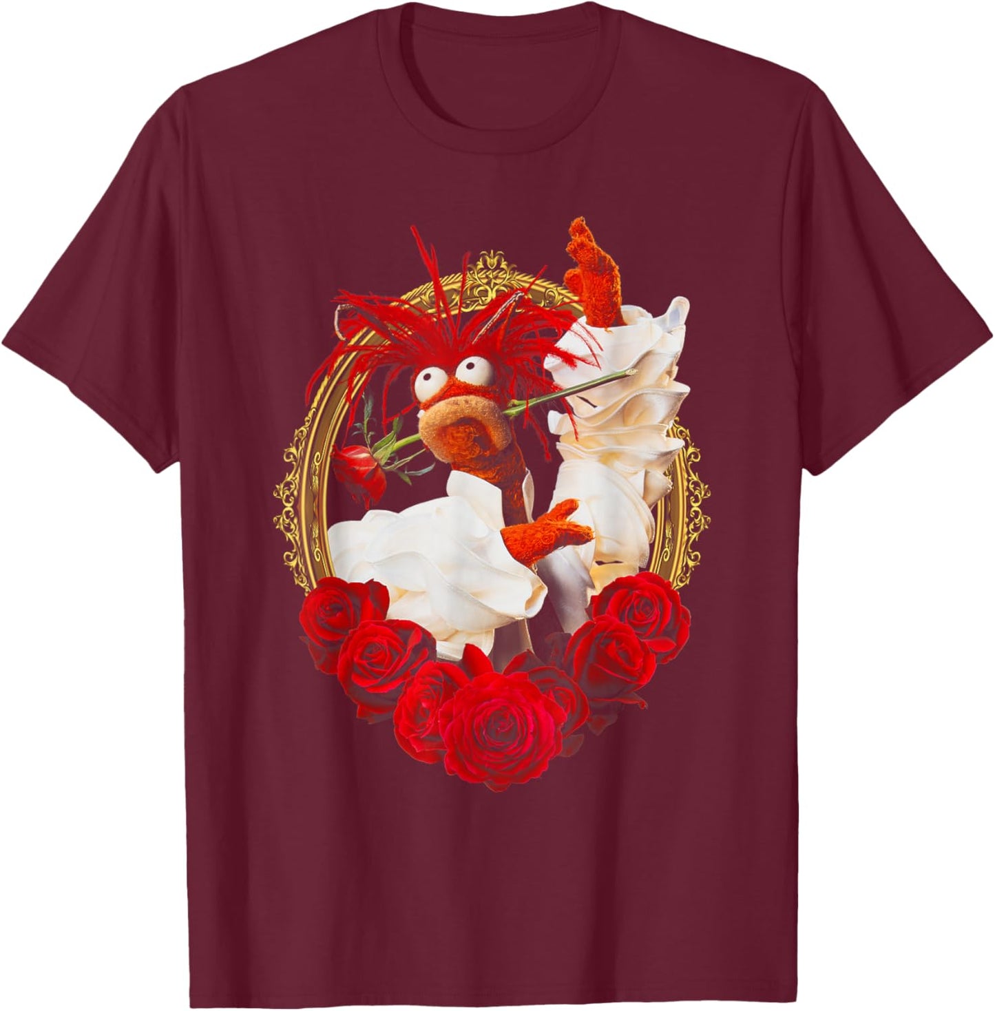 Disney The Muppets Pepe The King Prawn Spanish Dance T-Shirt - T-Shirt | Maroon
