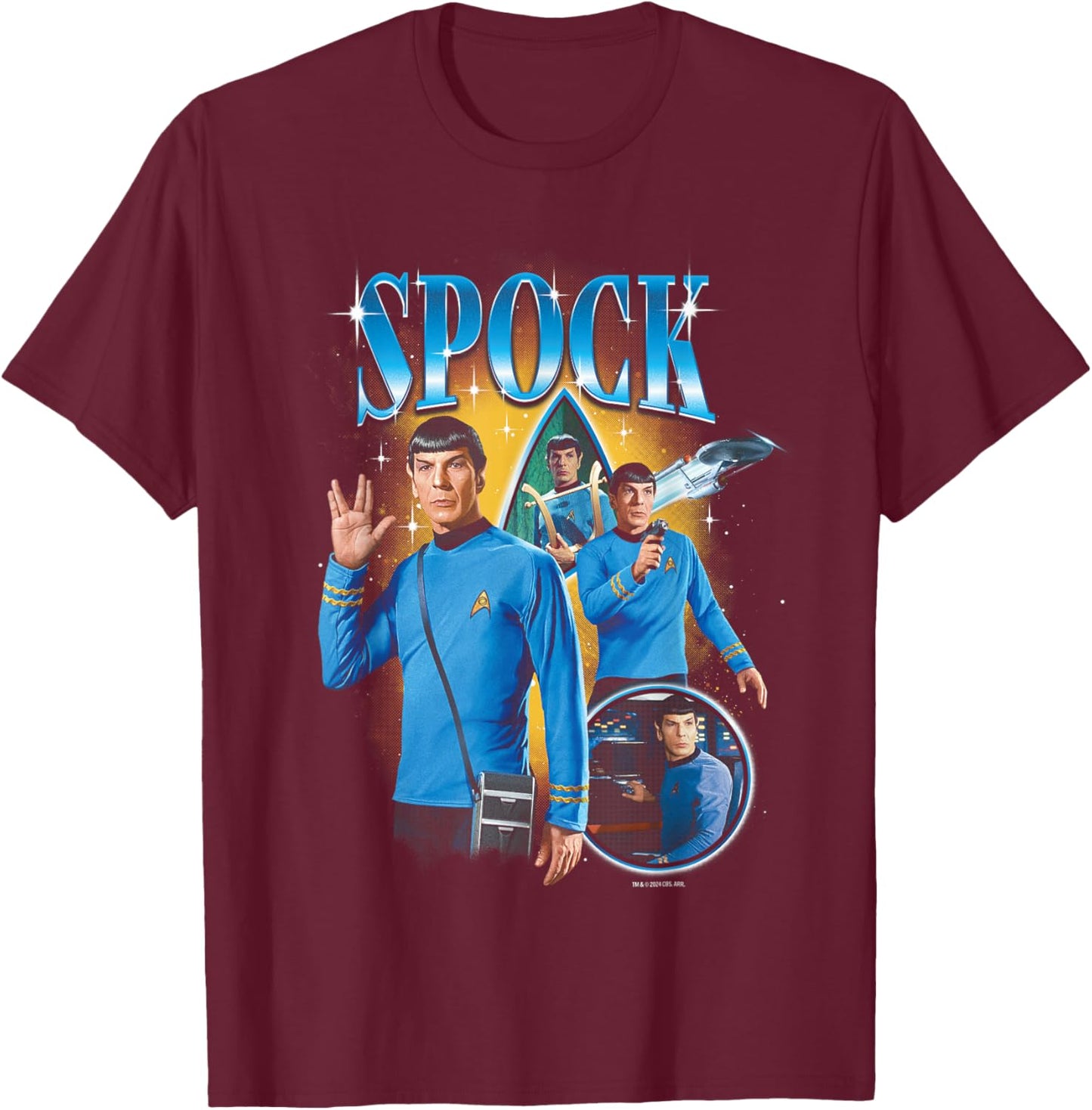 Star Trek: The Original Series Spock Heartthrob T-Shirt - T-Shirt | Maroon
