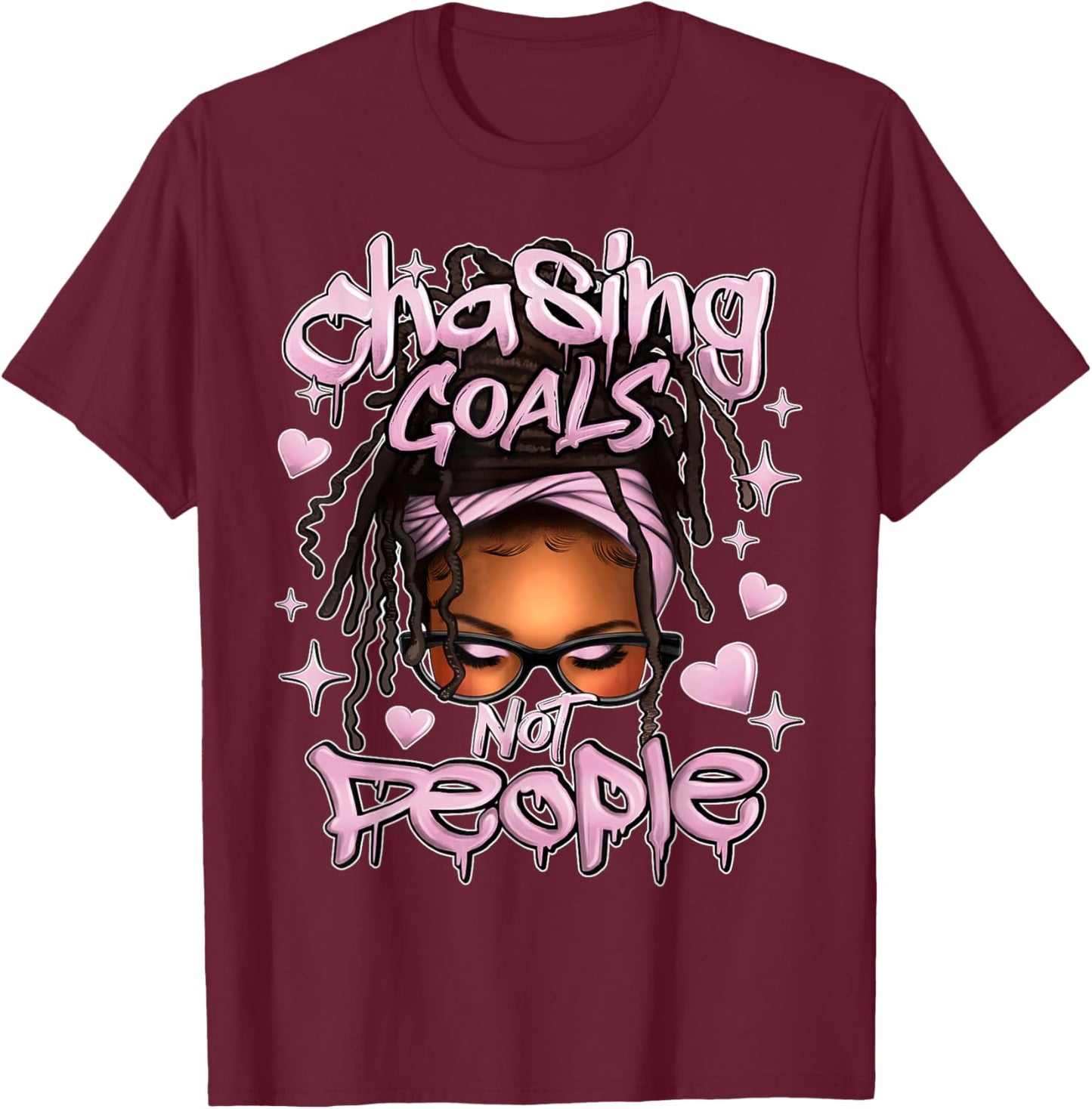 Chasing Girl Orchid 4s Matching Women T-Shirt - T-Shirt | Maroon