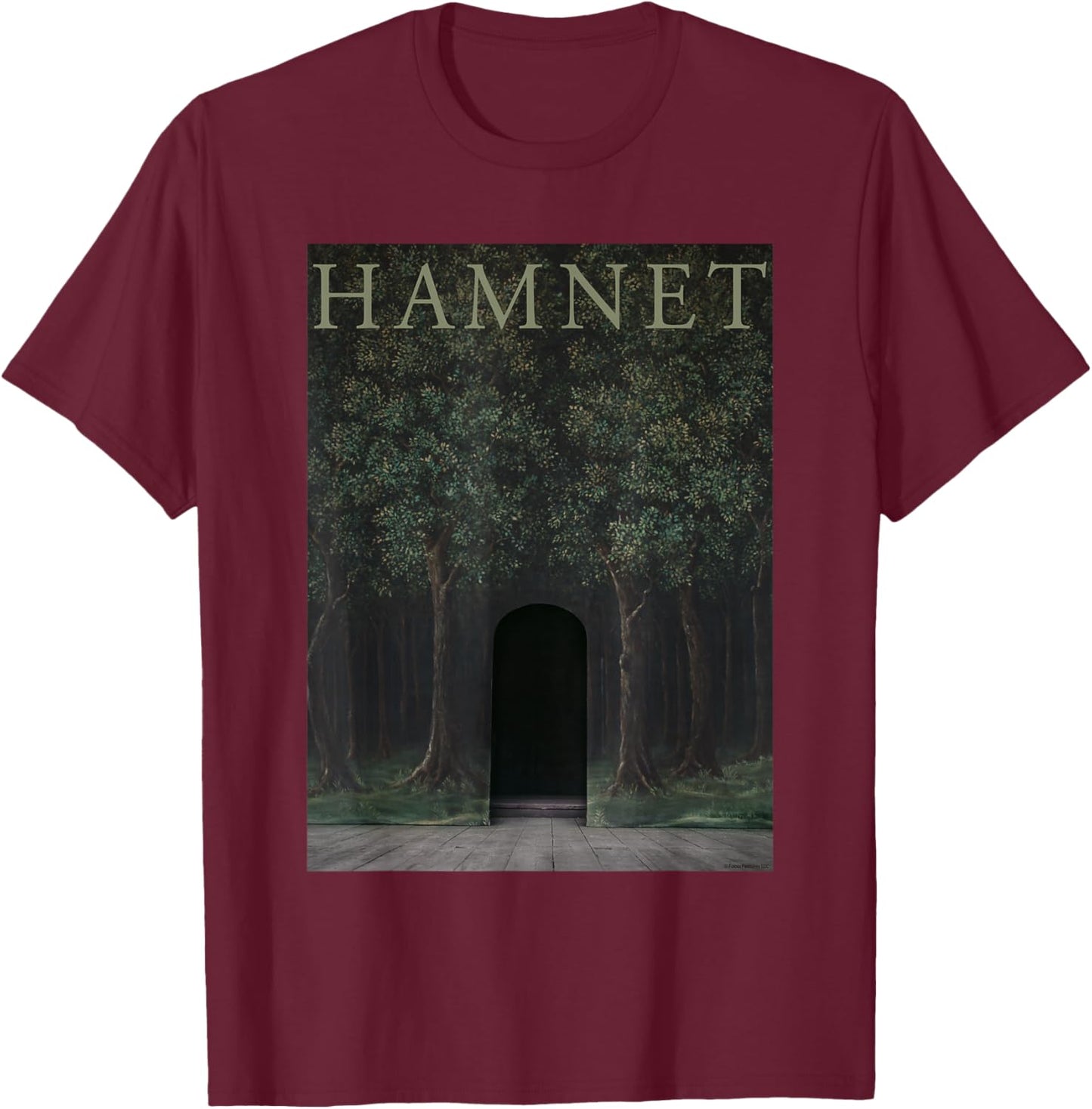 Forest Doorway T-Shirt - T-Shirt | Maroon