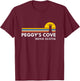 Peggy's Cove Nova Scotia Lighthouse Vintage Retro Souvenirs T-Shirt - T-Shirt | Maroon