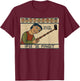 Latin Scholar Selfie Stick Funny Medieval Tapestry T-Shirt - T-Shirt | Maroon