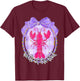 Preppy Crawfish Belle of The Boil Coquette Bow Men Women Kid T-Shirt - T-Shirt | Maroon