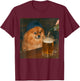 Pomeranian Drinking Beer Funny Dog Lover Dog Meme T-Shirt - T-Shirt | Maroon