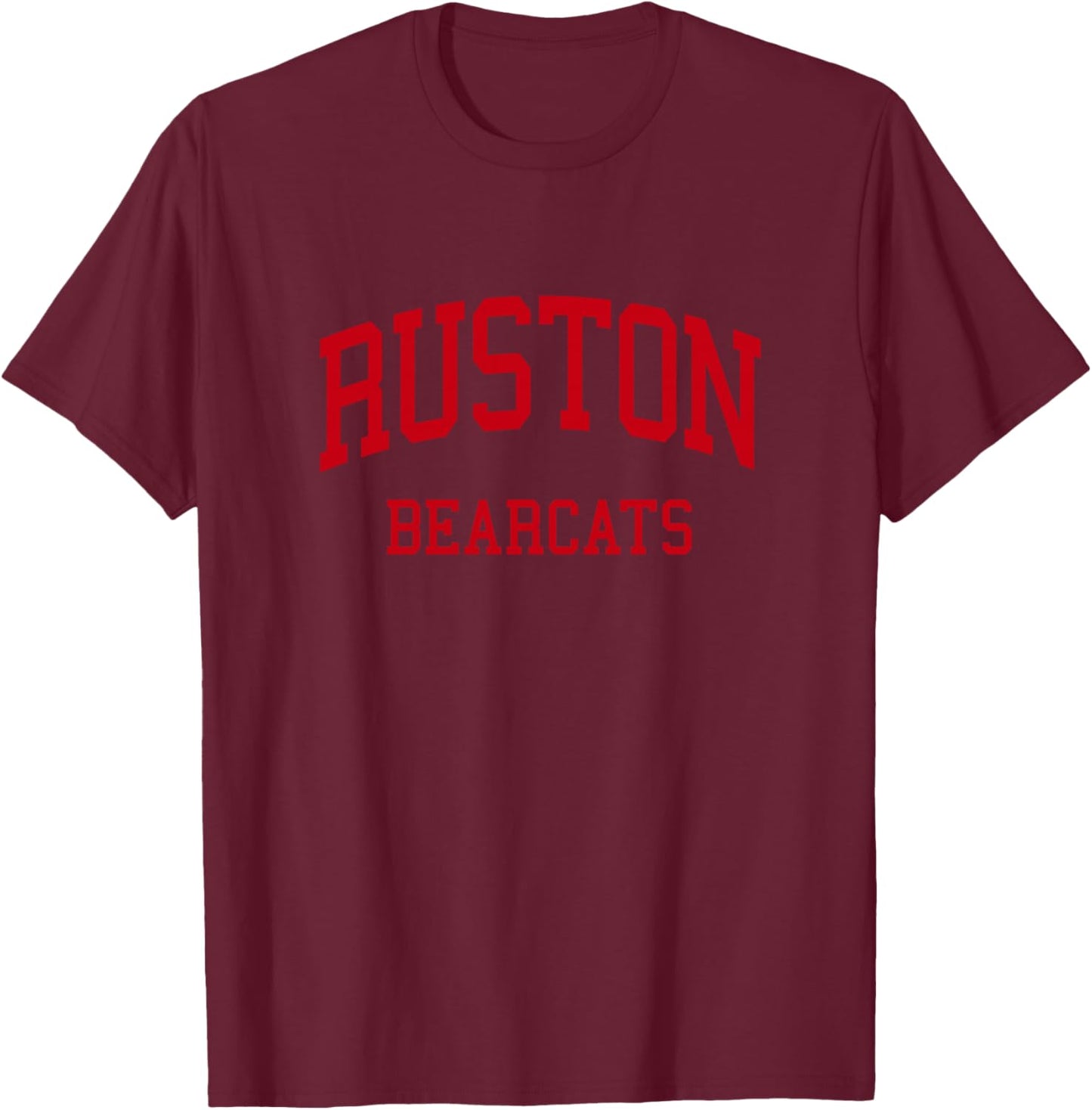 Ruston High School HS Ruston LA Retro T-Shirt - T-Shirt | Maroon