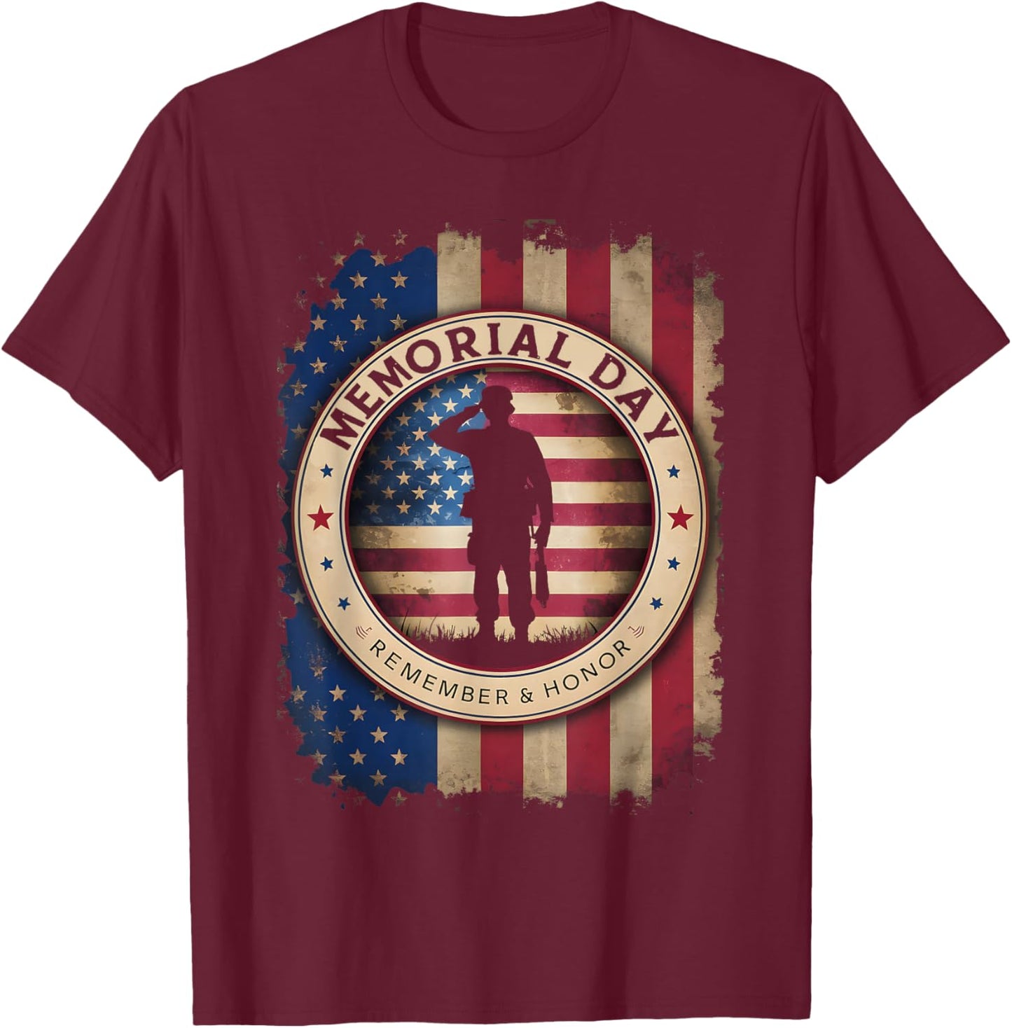 Memorial Day T-Shirt - T-Shirt | Maroon