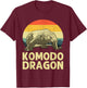 Komodo Dragon Design Women Kids Komodo Dragon Lover T-Shirt - T-Shirt | Maroon