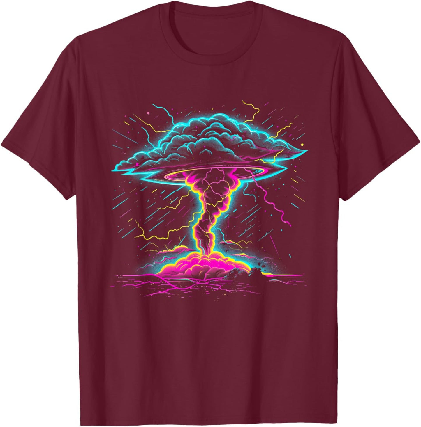 Tornado Chaser Storm Chasing Meteorologist T-Shirt - T-Shirt | Maroon