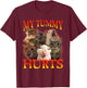 My Belly Really Hurts Cat Lactose Intolerant T-Shirt - T-Shirt | Maroon