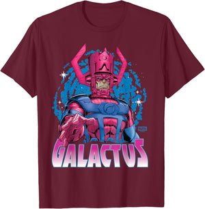 Fantastic Four - Galactus Logo Oversized T-Shirt - T-Shirt | Maroon