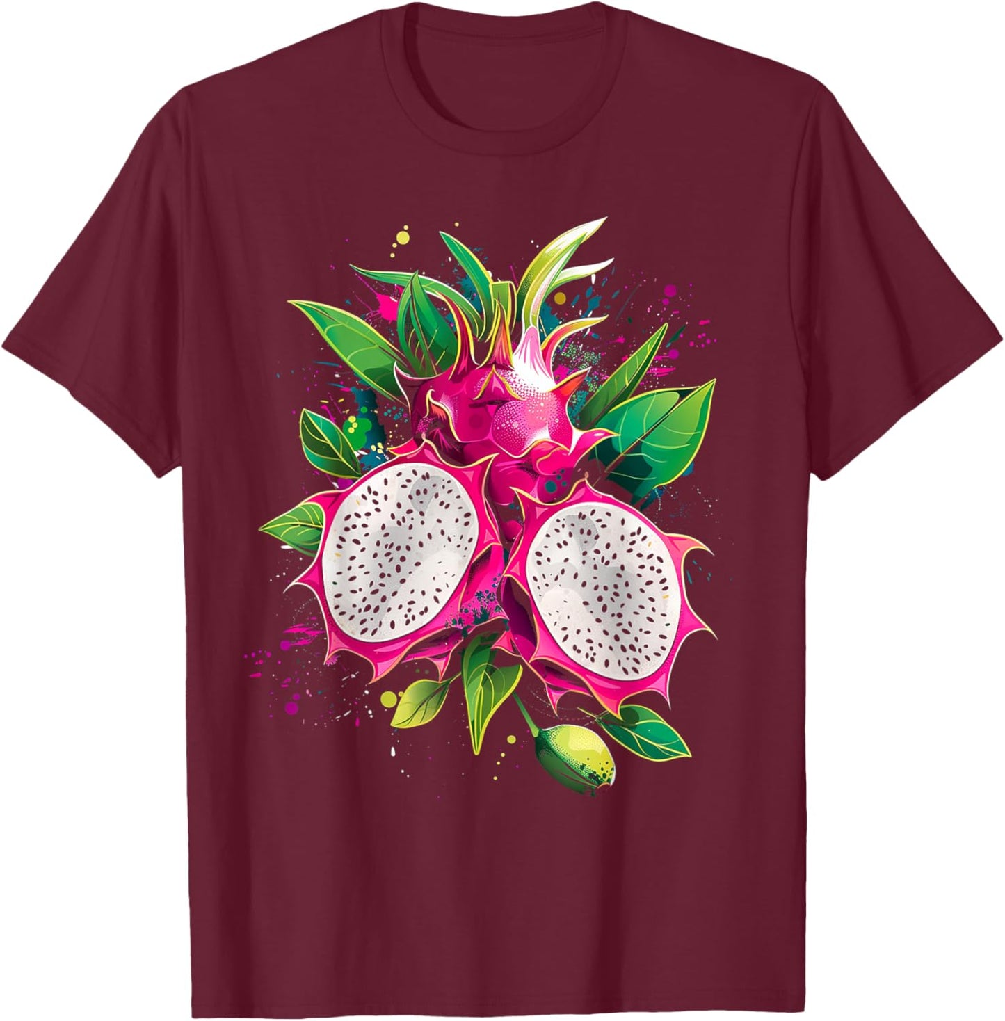 Dragon Fruit T-Shirt - T-Shirt | Maroon